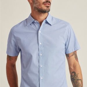 BONOBOS Riviera Slim Fit Button-Up Short Sleeve Men's Shirt M New